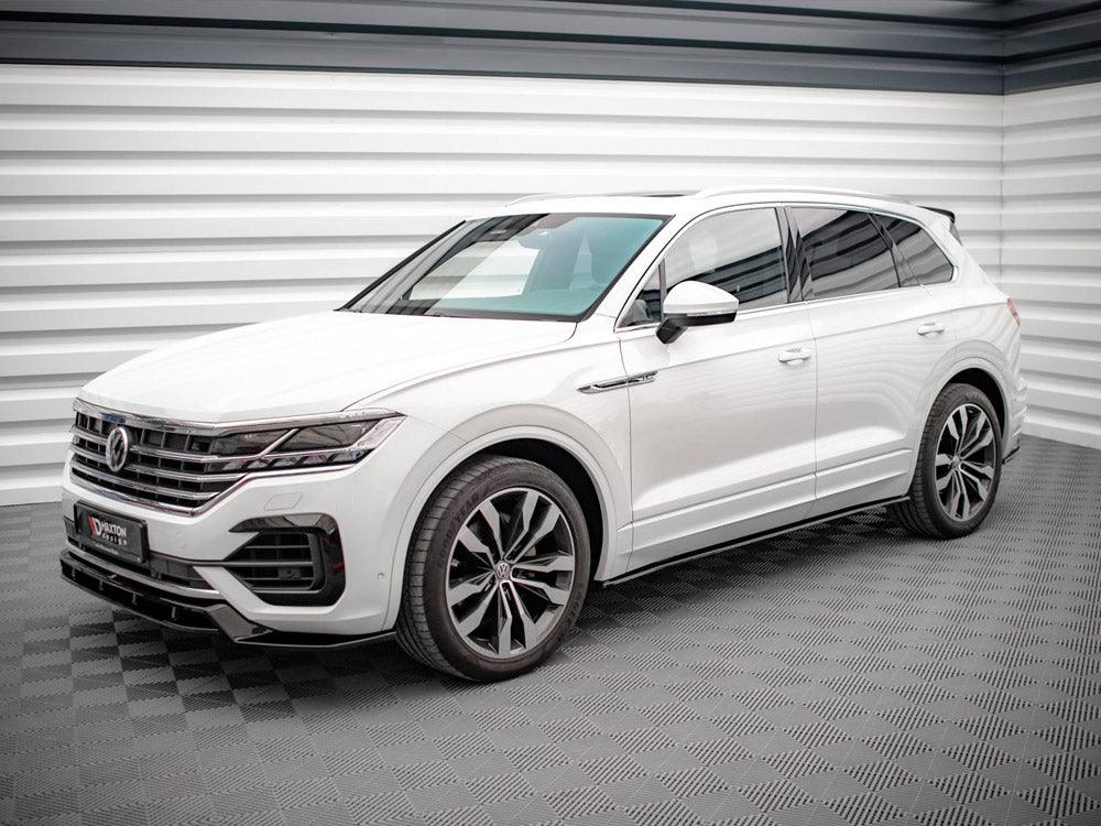 VW TOUAREG R-LINE 2018+ - MAXTON SIDE SKIRT SPLITTERS IN GLOSS BLACK - RisperStyling
