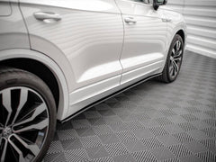 VW TOUAREG R-LINE 2018+ - MAXTON SIDE SKIRT SPLITTERS IN GLOSS BLACK - RisperStyling