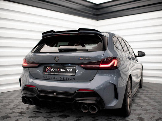 BMW M135i F40 - MAXTON REAR SPOILER CAP IN GLOSS BLACK - RisperStyling