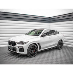 BMW X6 G06 2019+ MAXTON SIDE SKIRT SPLITTERS IN GLOSS BLACK - RisperStyling