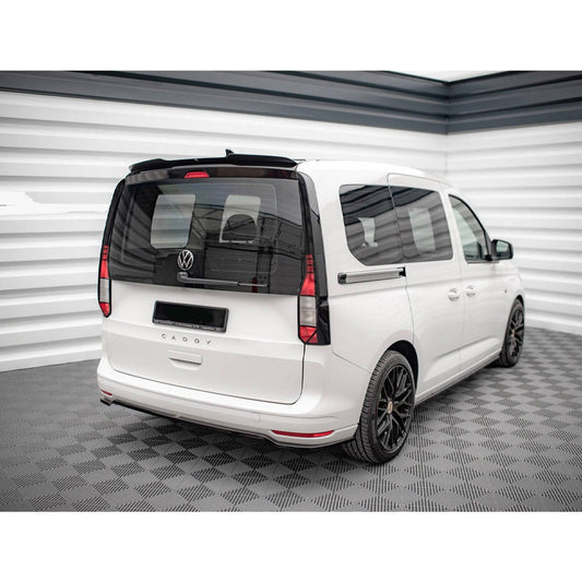 VOLKSWAGEN CADDY 2020 on MAXTON REAR BUMPER DIFFUSER / SPLITTER IN GLOSS BLACK - RisperStyling