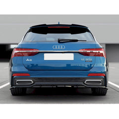 AUDI A6 S-LINE AVANT 2019+ - MAXTON REAR DIFFUSER - GLOSS BLACK - RisperStyling