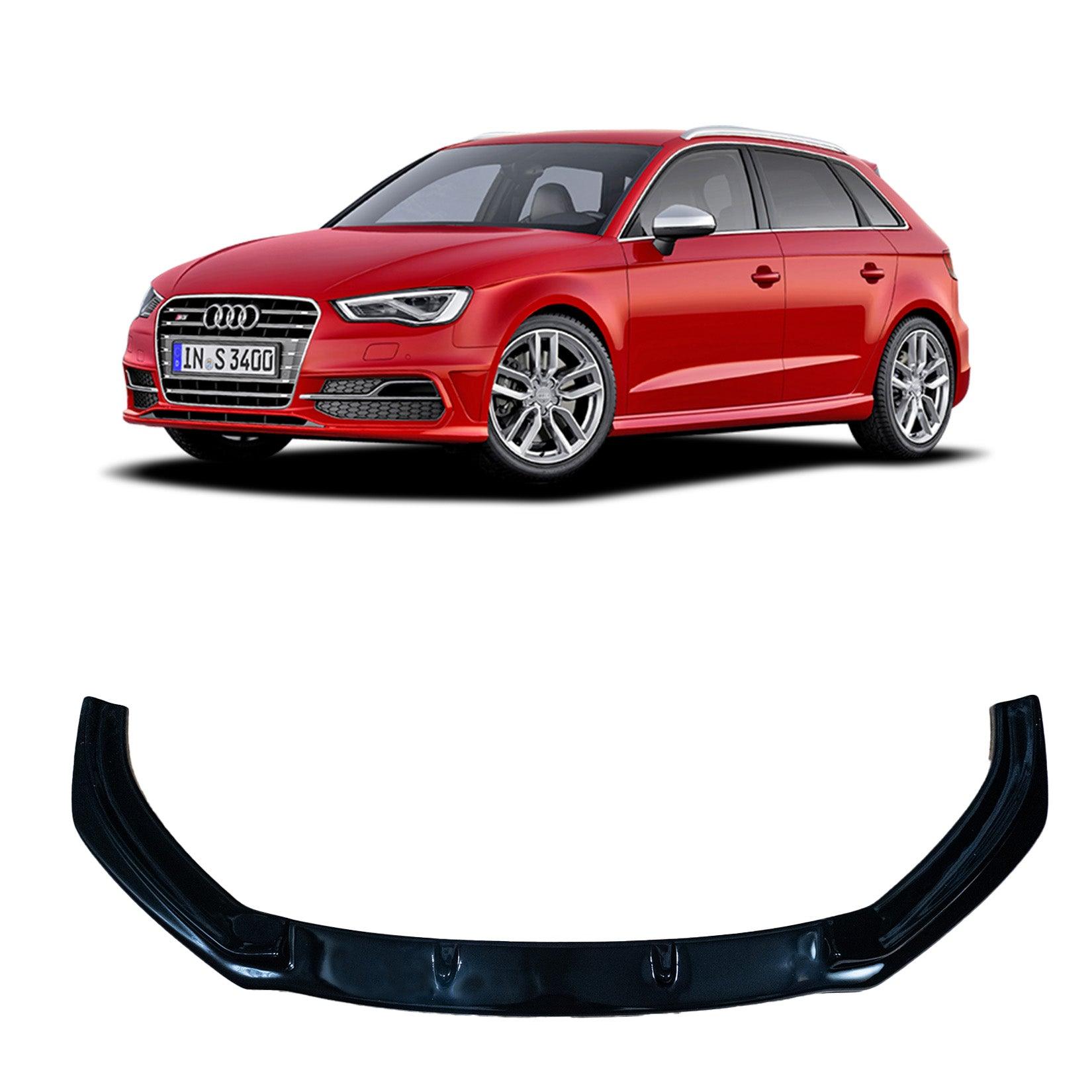 Audi A3 S - Line/S3 8V Facelift 2016 - 2020 Risper Gloss Black Front Splitter Lip