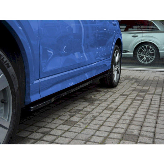 AUDI Q2 MK1 SPORT 2016+ - MAXTON SIDE SKIRT SPLITTERS GLOSS BLACK