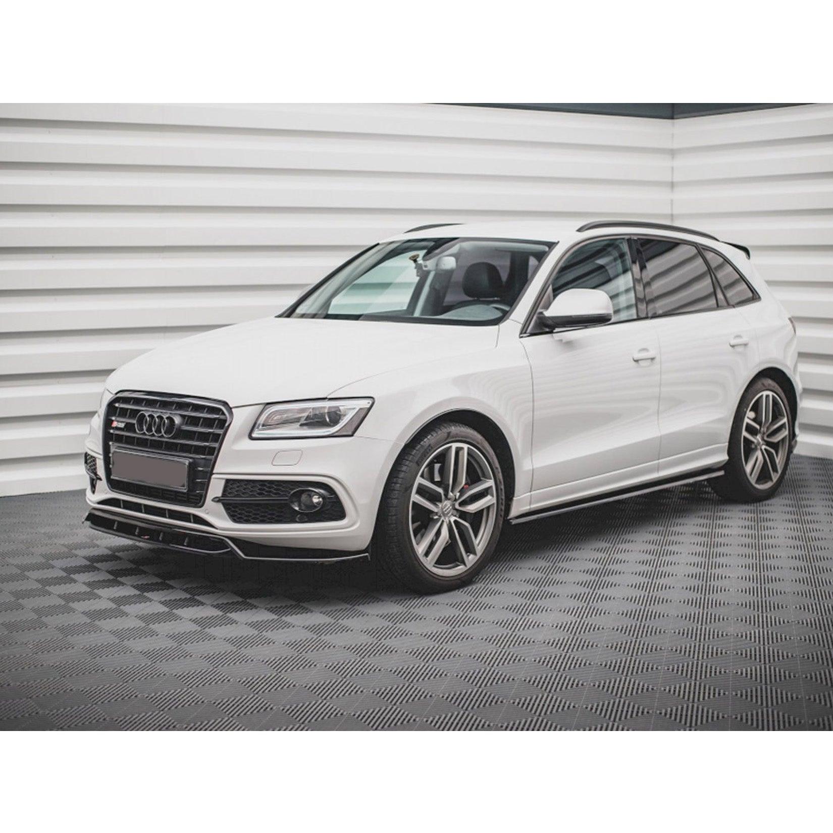 AUDI SQ5 MK1 (8R) 2012 - 2017 - MAXTON SIDE SKIRT SPLITTERS - GLOSS BLACK