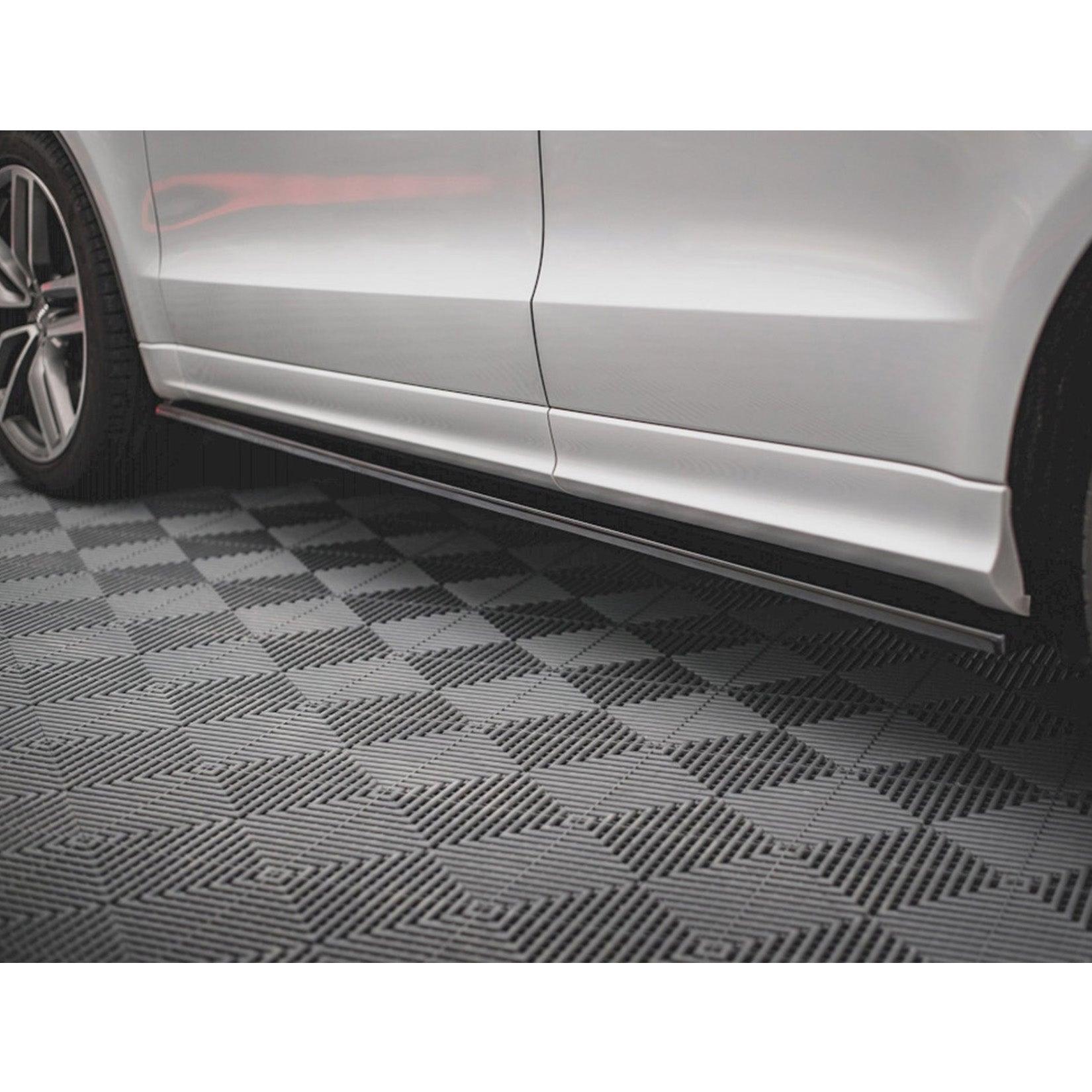 AUDI SQ5 MK1 (8R) 2012 - 2017 - MAXTON SIDE SKIRT SPLITTERS - GLOSS BLACK