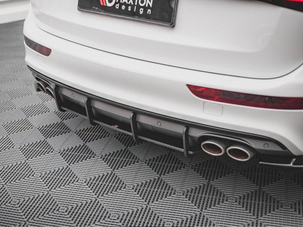 AUDI SQ5 MK1 (8R) 2012 - 2017 - MAXTON STREET PRO REAR DIFFUSER - MATTE BLACK