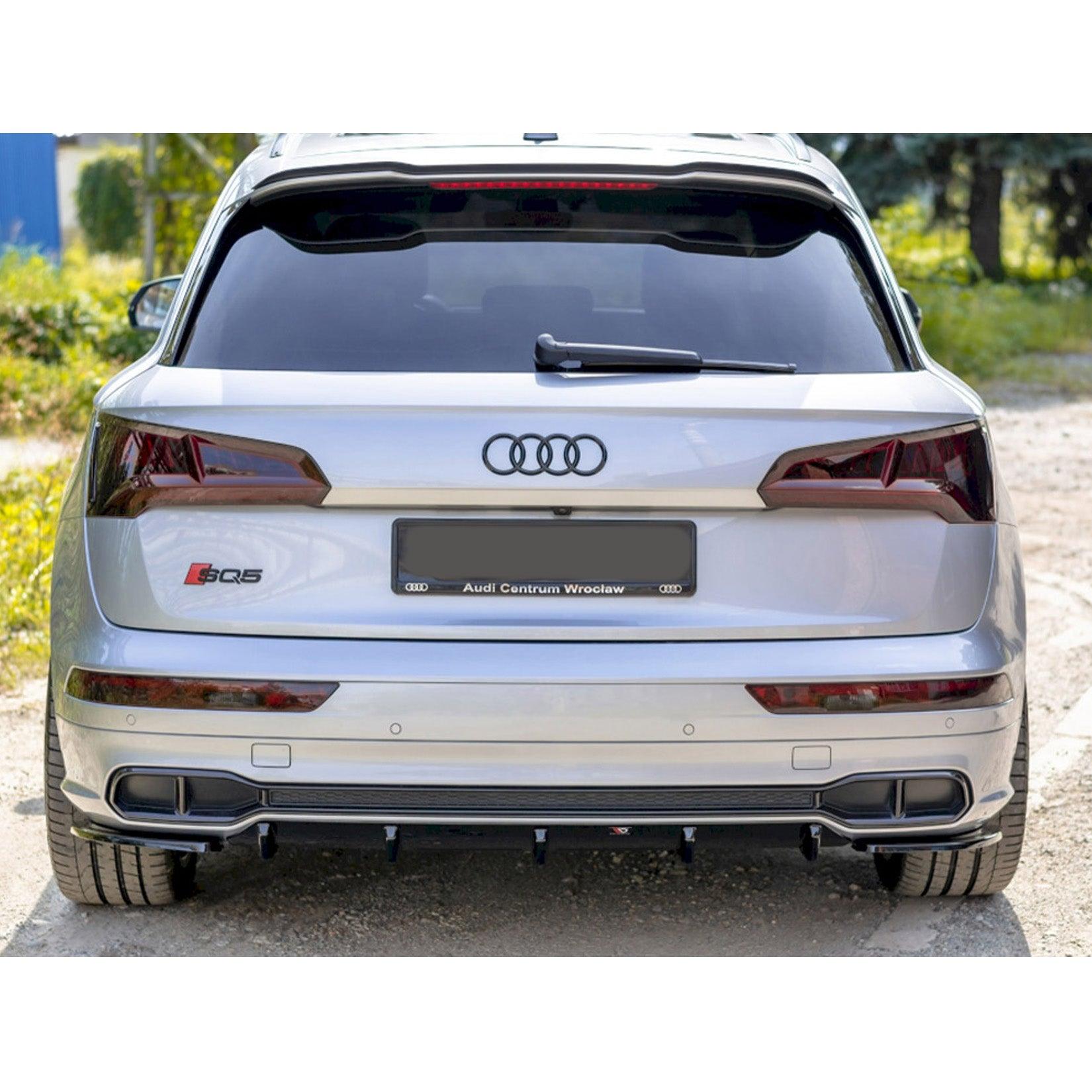 AUDI SQ5/Q5 S - LINE MK2 2017+ - MAXTON REAR BUMPER SPLITTERS - GLOSS BLACK