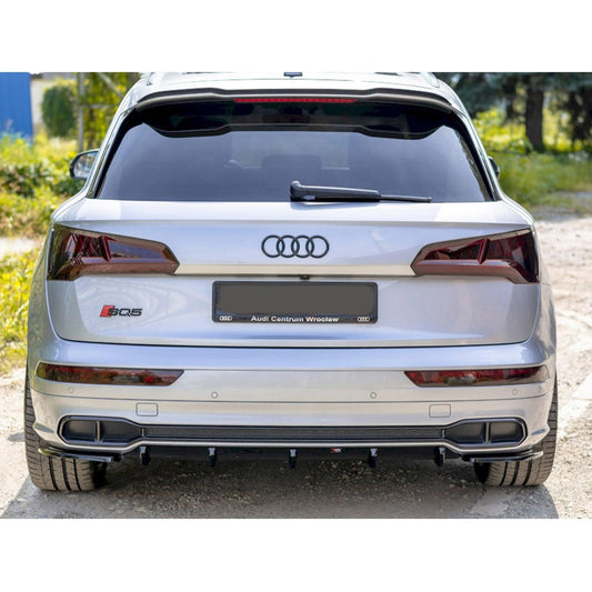 AUDI SQ5/Q5 S - LINE MK2 2017+ - MAXTON REAR BUMPER SPLITTERS - GLOSS BLACK