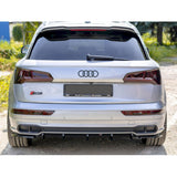AUDI SQ5/Q5 S - LINE MK2 2017+ - MAXTON REAR BUMPER SPLITTERS - GLOSS BLACK