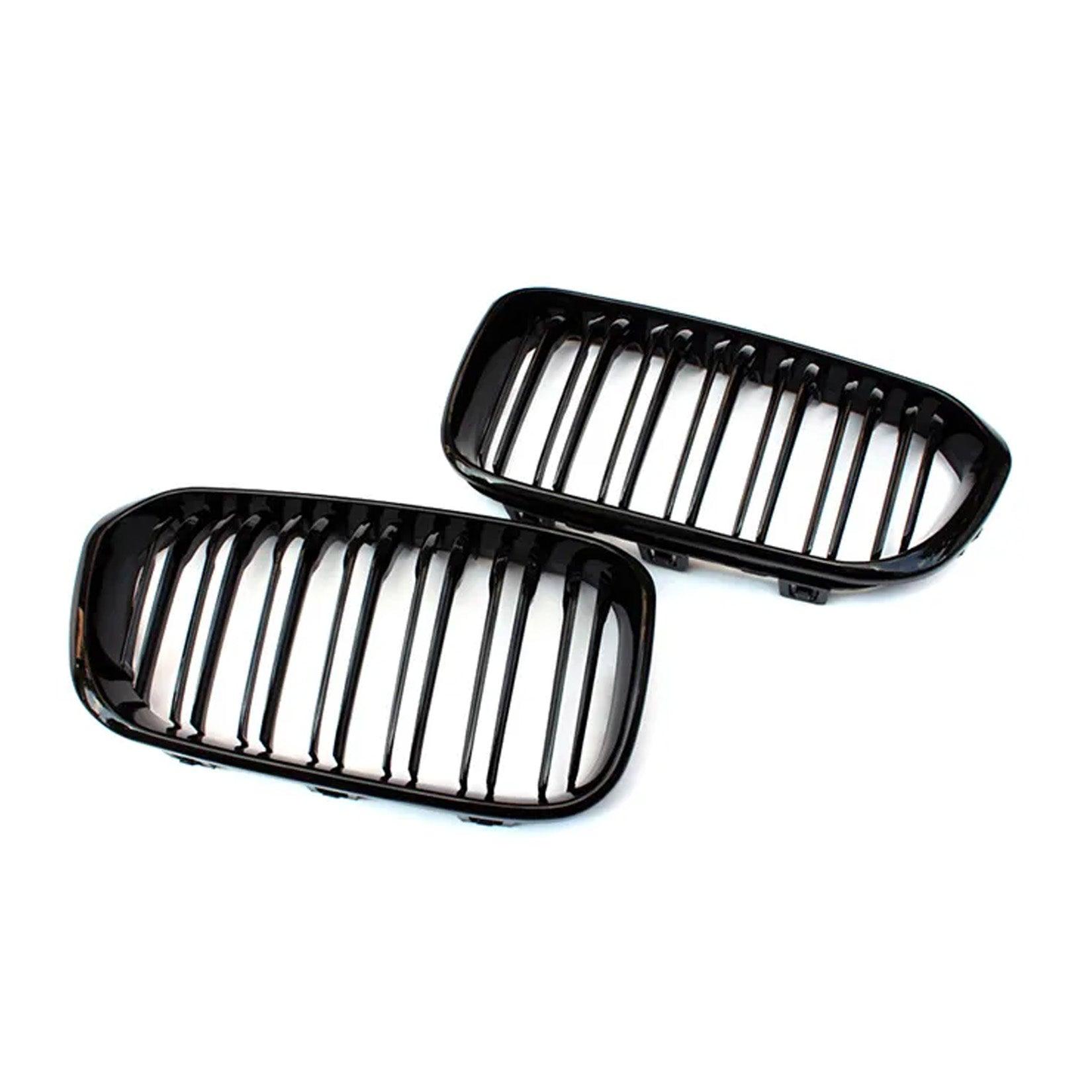 BMW 1 Series F20 2015 - 2019 Gloss Black Double Slat Grille