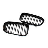 BMW 1 Series F20 2015 - 2019 Gloss Black Double Slat Grille