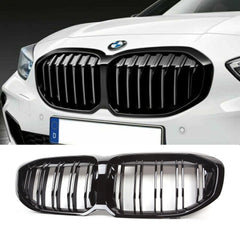 BMW 1 SERIES F40 2019 DOUBLE SLAT FRONT GRILL - GLOSS BLACK - RisperStyling