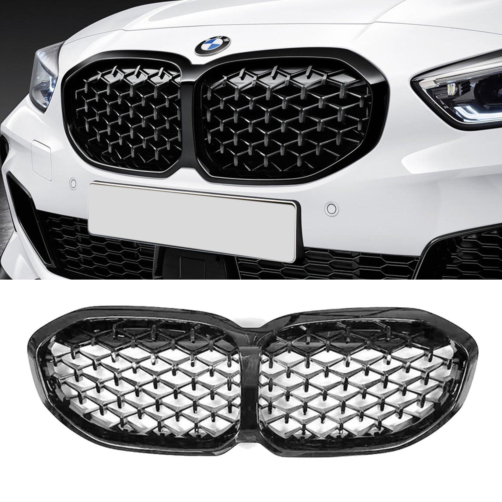 BMW 1 SERIES F40 2019 FRONT GRILL DIAMOND STYLE - GLOSS BLACK - RisperStyling