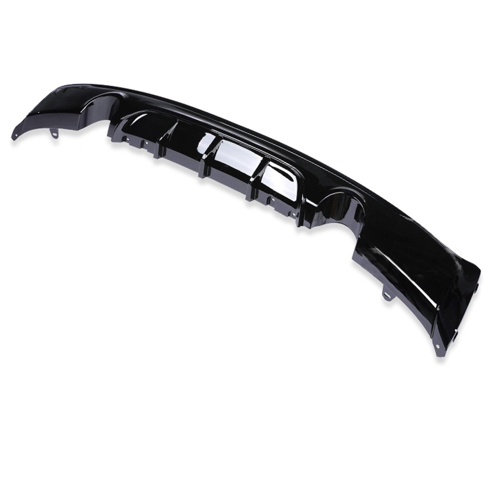 BMW 2 SERIES F22 13-18 REAR DIFFUSER 0___0 - DUAL SINGLE EXIT IN GLOSS BLACK - RisperStyling