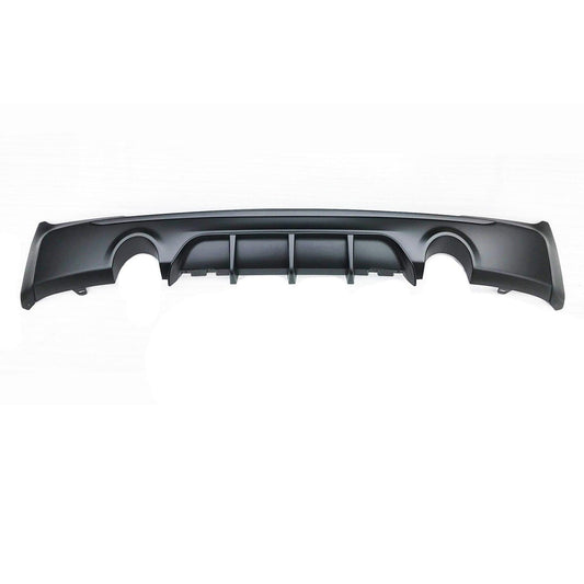 BMW 2 SERIES F22 13-18 REAR DIFFUSER 0___0 - DUAL SINGLE EXIT IN MATTE BLACK - RisperStyling