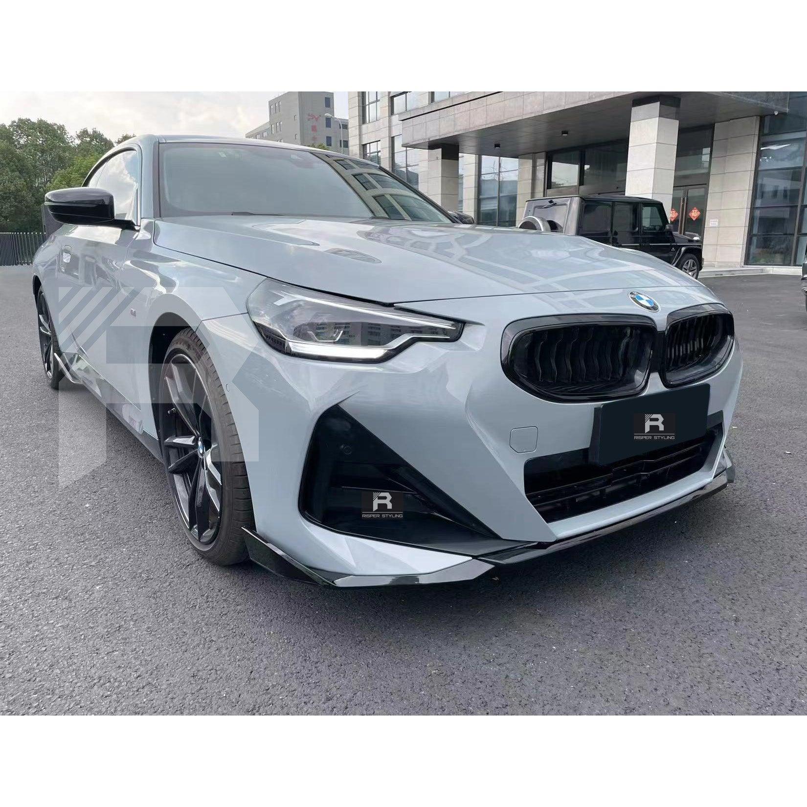 BMW 2 Series G42 2021+ 2 - Door Coupe 'M240i Look' Gloss Black Full Aero Kit