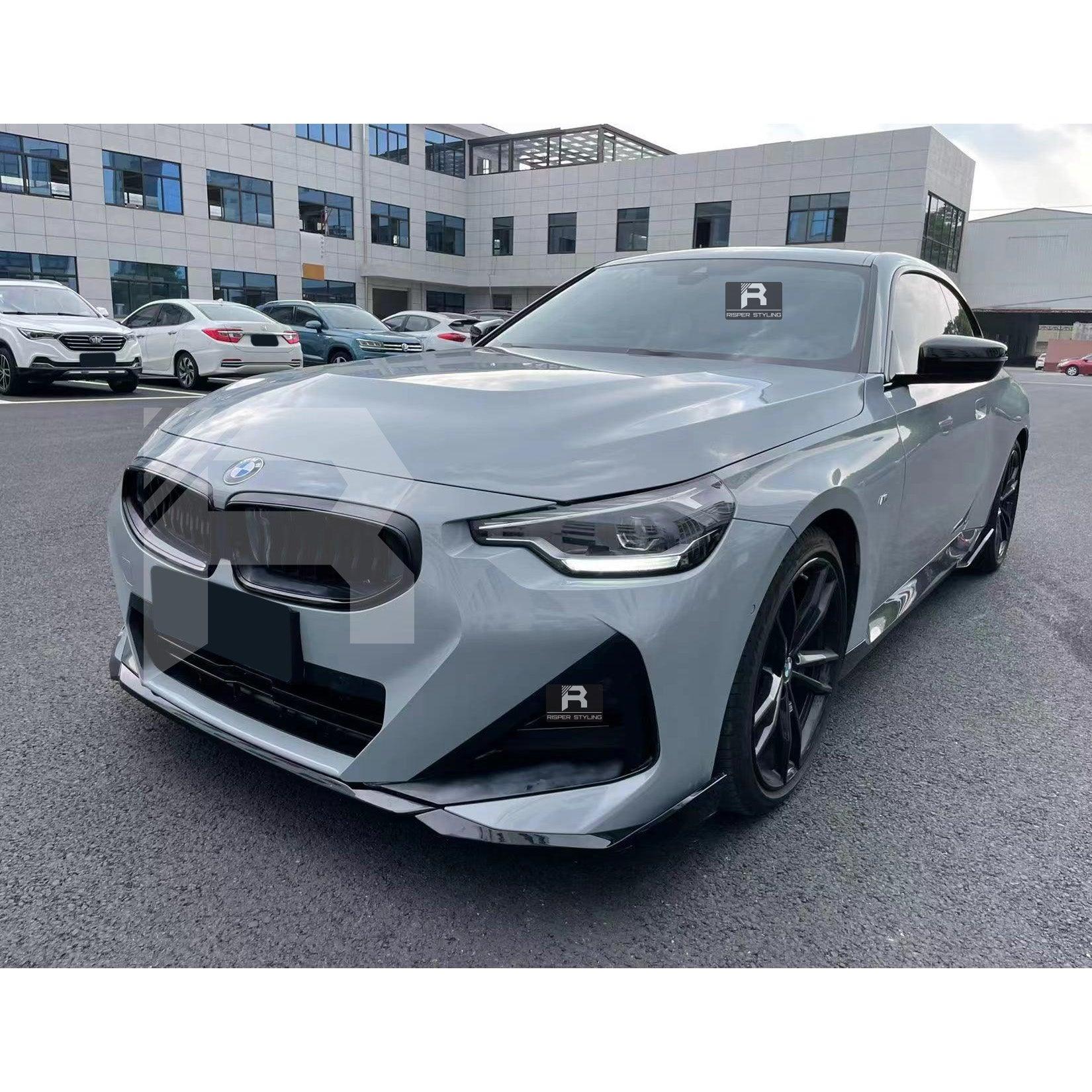 BMW 2 Series G42 2021+ 2 - Door Coupe 'M240i Look' Gloss Black Full Aero Kit