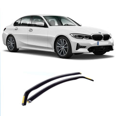 BMW 3 SERIES G20 2019+ STX INTERNAL WIND DEFLECTORS FRONT DOORS- DARK SMOKE 2PC - RisperStyling