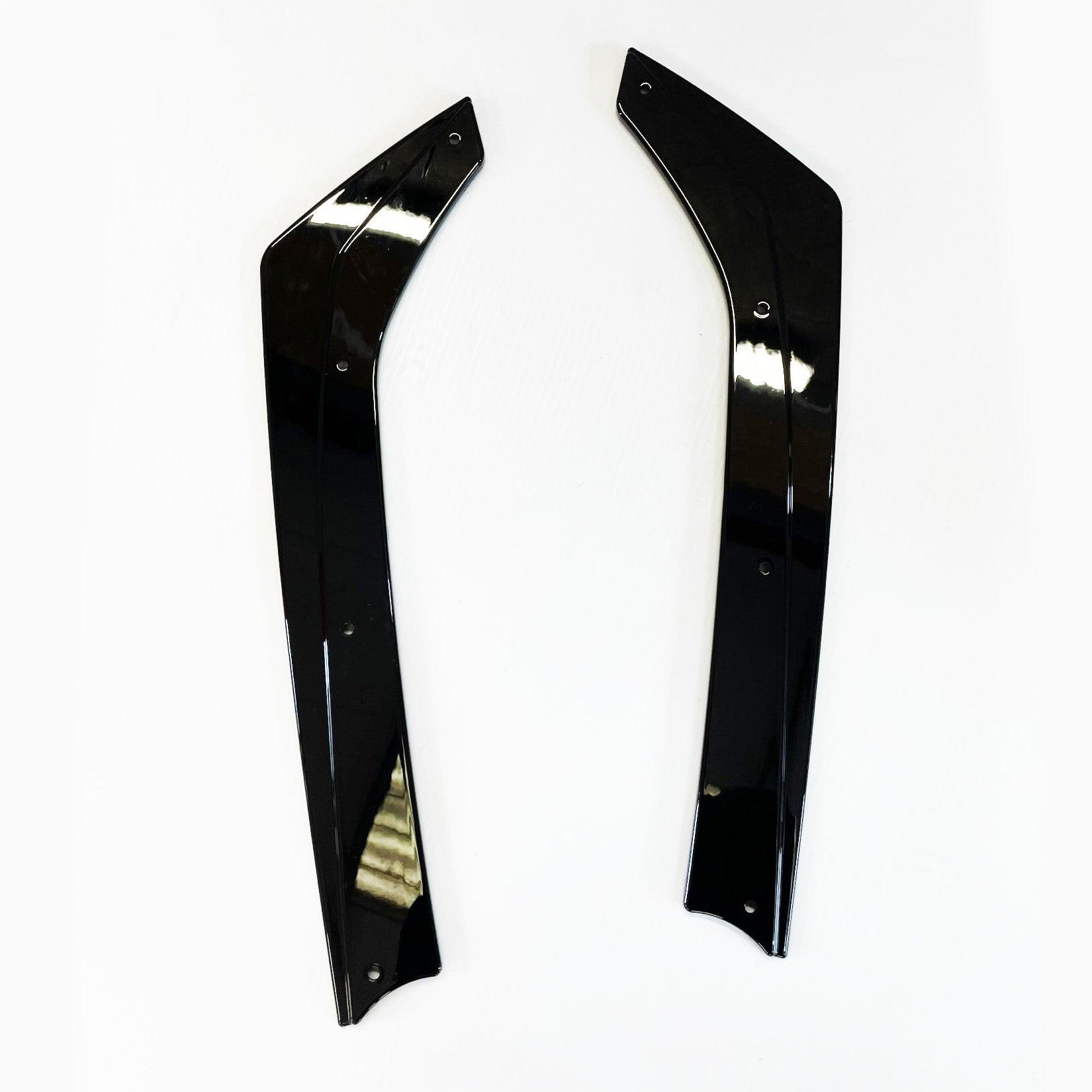 BMW 3 Series G20 G28 2018+ Gloss Black Rear Spats Extensions for M Sport Bumper