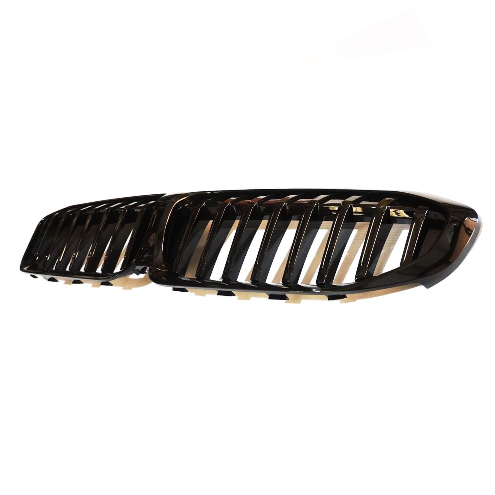 BMW 3 Series G20/G21 2018 - 2021 (Pre - LCI) Gloss Black Solid Slat Front Grill