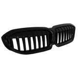 BMW 3 Series G20/G21 2018 - 2021 (Pre - LCI) Gloss Black Solid Slat Front Grill