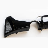 BMW 4 Series M Sport F32 F36 - Gloss Black Dual Exit Rear Diffuser