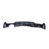 BMW 4 Series M Sport F32 F36 - Gloss Black Rear Diffuser Single Side Dual Tip