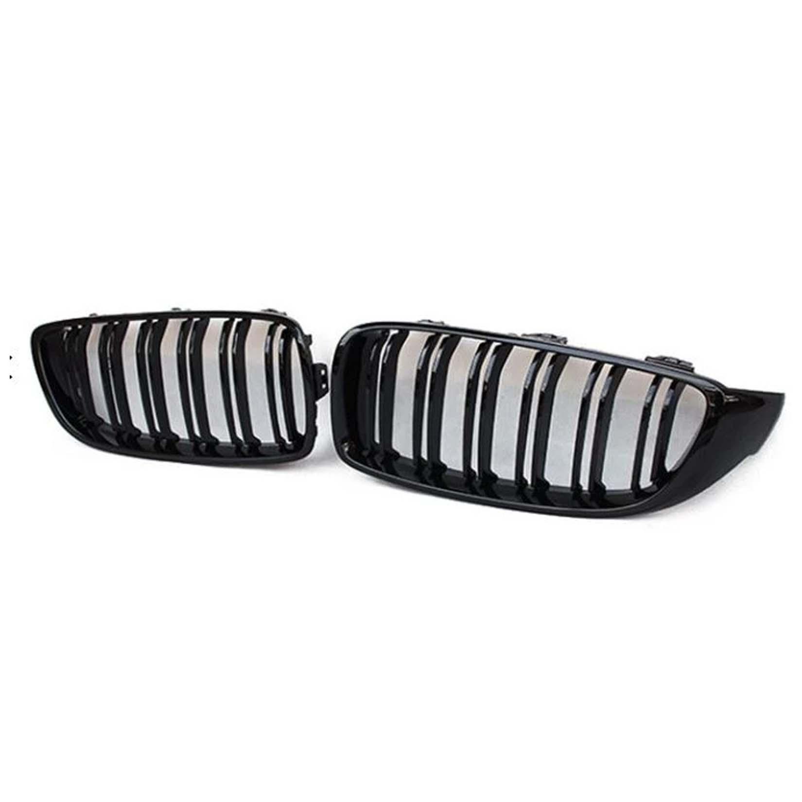 BMW 4 Series M Sport F32/F36 M4 Style Front Grill Gloss Black