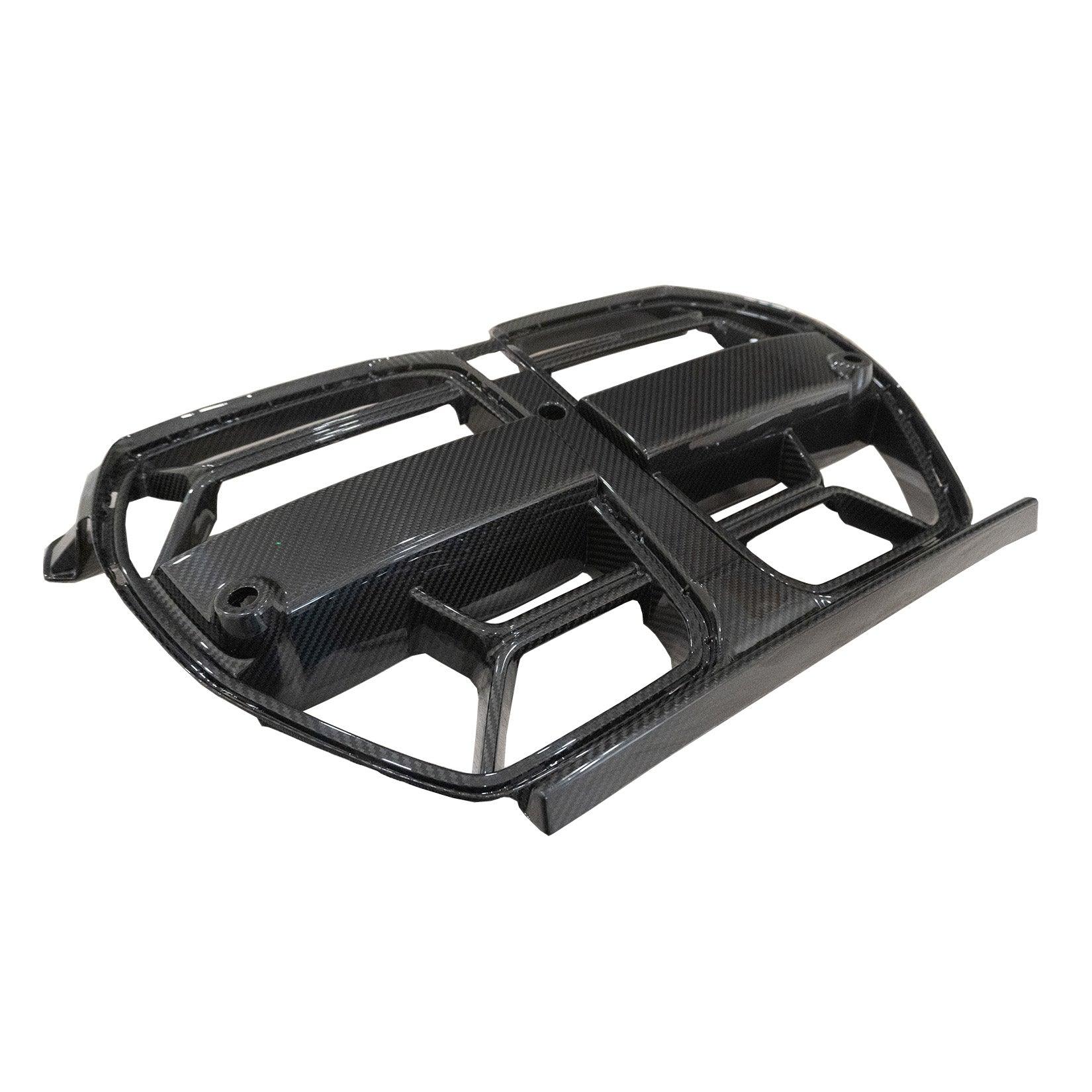 BMW G80 / G81 M3 // G82 / G83 M4 - CSL DRY CARBON FIBER FRONT KIDNEY GRILL - WITH OR WITHOUT ACC - RisperStyling