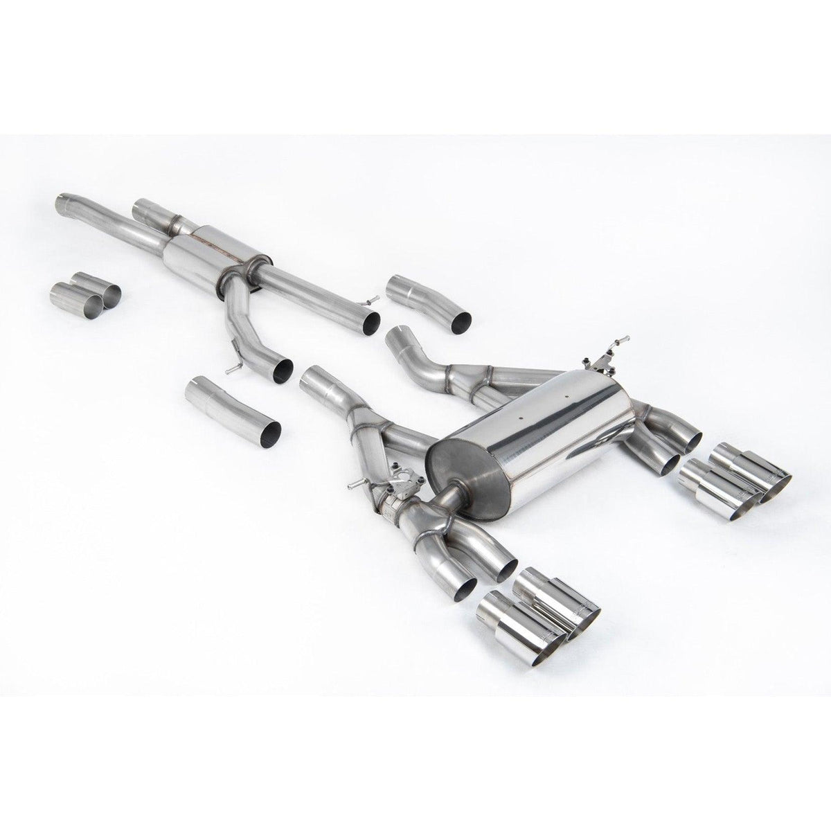 BMW M3 F80 / M4 F82 - MILLTEK SPORT CATBACK EXHAUST SYSTEM - RisperStyling