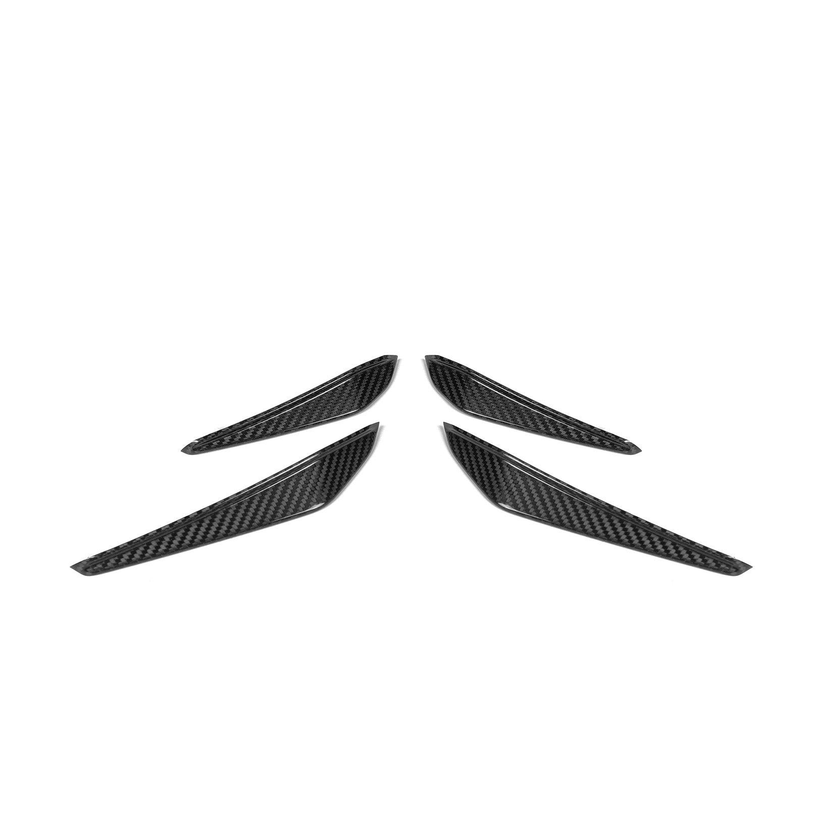 BMW M3 G80 - Pre Preg Carbon Fibre Front Bumper Canards M Performance Style
