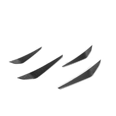 BMW M3 G80 - PRE PREG CARBON FIBRE FRONT BUMPER CANARDS M PERFORMANCE STYLE - RisperStyling