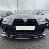 BMW M4 G82 M3 G80 2021+ - RISPER Front Splitter Lip in Gloss Black