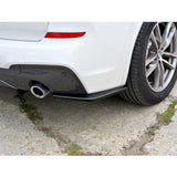 BMW X3 G01 2018+ - MAXTON REAR BUMPER CORNER SPLITTERS SPATS - GLOSS BLACK