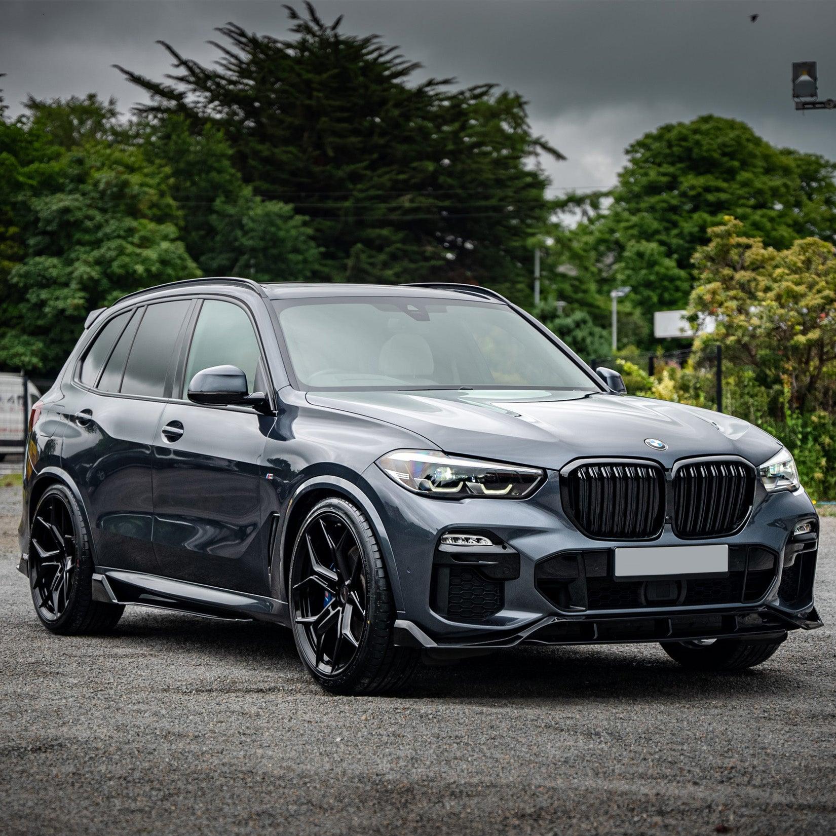BMW X5 2018+ G05 BLACK KNIGHT AERO BODY KIT M SPORT – GLOSS BLACK - RisperStyling