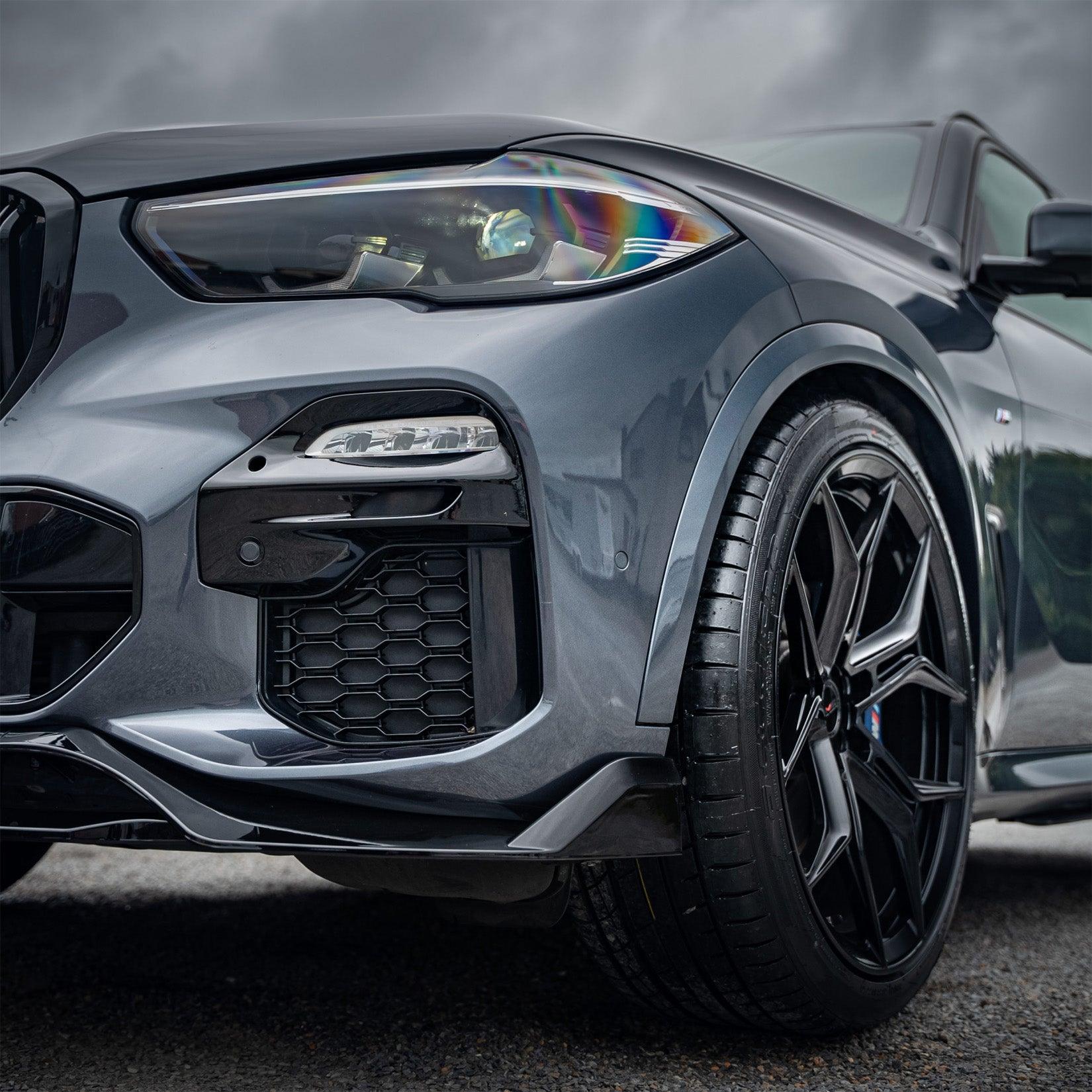 BMW X5 2018+ G05 BLACK KNIGHT AERO BODY KIT M SPORT – GLOSS BLACK - RisperStyling