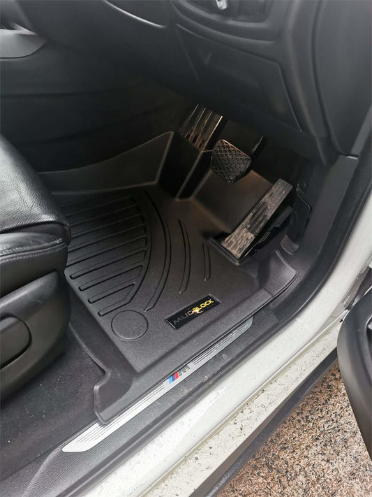 BMW X5 F15 2013-2018 3D FULLY TAILORED MATS 3-PC IN BLACK – MUDBLOCK - RisperStyling
