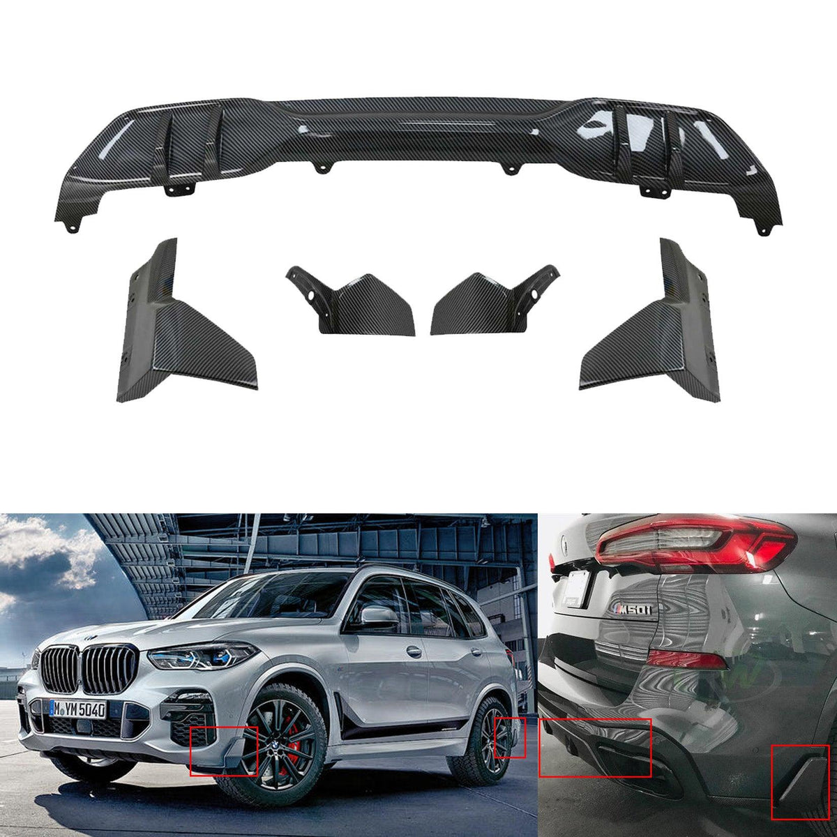 BMW X5 G05 M Sport (2018 - 2022) AeroKit - Carbon Look