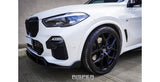 BMW X5 G05 M Sport 2018 - 2022 - Black Knight Front Splitter in Gloss Black