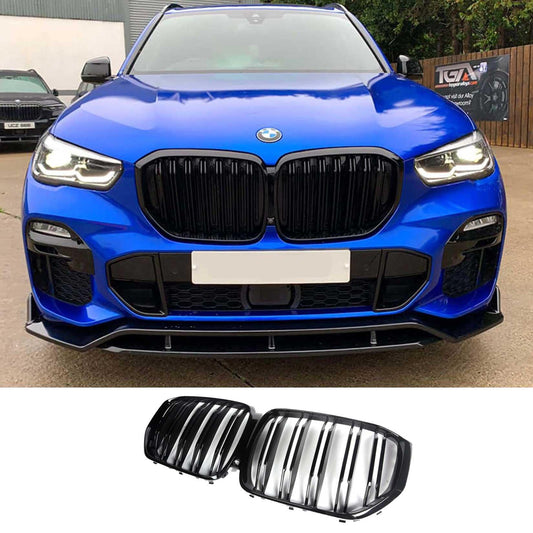 BMW X5 G05 X5M LOOK - Dual Slat Grille - Gloss Black - RisperStyling