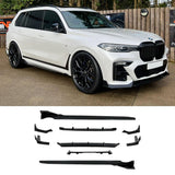 BMW X7 G07 M Sport (2018 - 2022 Pre - LCI) Black Knight Aero Kit in Gloss Black