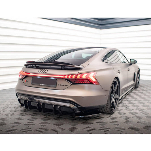 AUDI E-TRON GT / RS GT 2021+ - MAXTON REAR DIFFUSER IN GLOSS BLACK - RisperStyling
