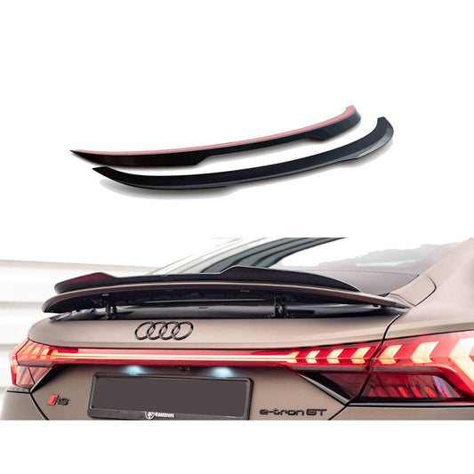 AUDI E-TRON GT / RS GT 2021+ - MAXTONREAR SPOILER CAP IN GLOSS BLACK - RisperStyling