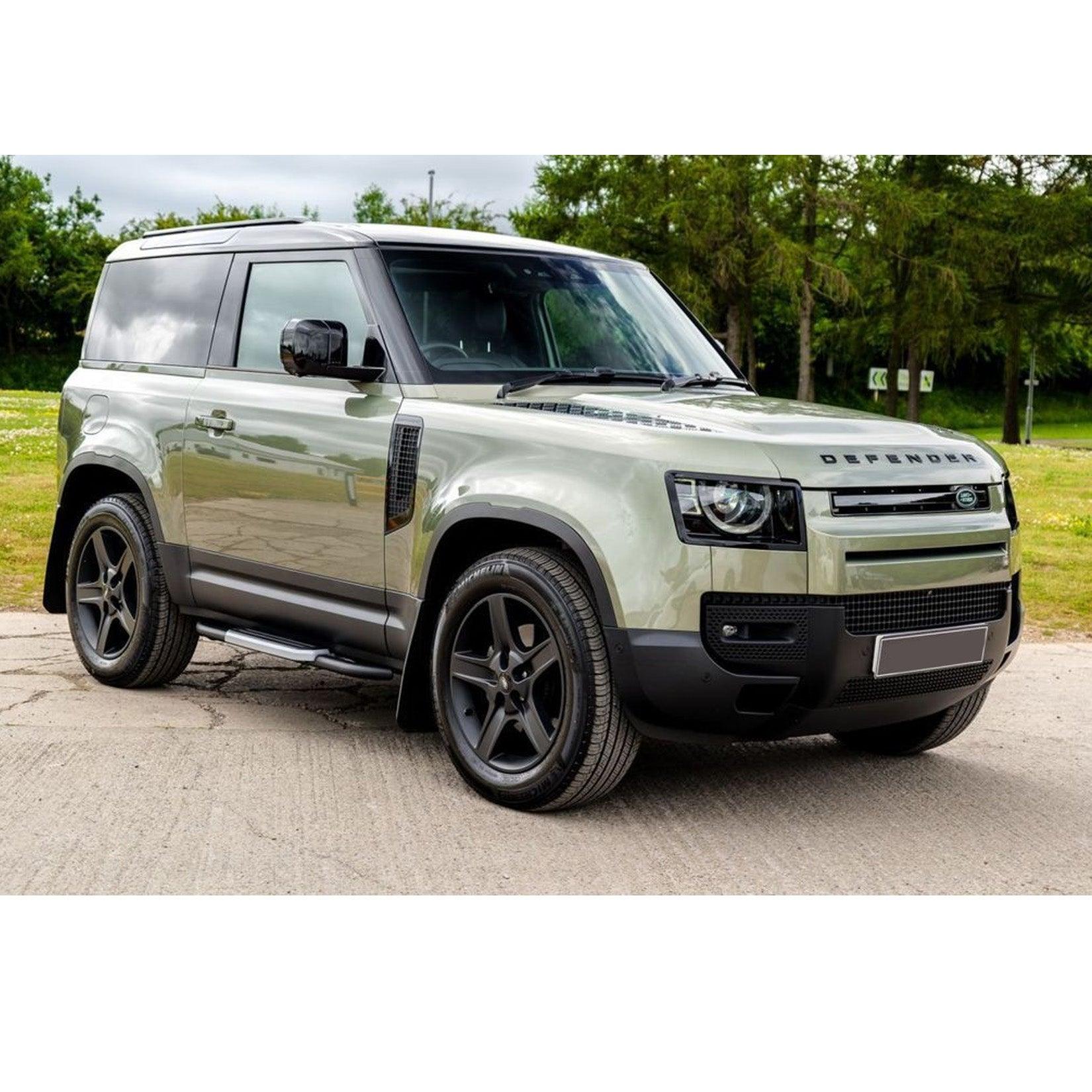 LAND ROVER DEFENDER 90 L663 2020 ON OE STYLE RUNNING BOARDS SILVER – PAIR - RisperStyling