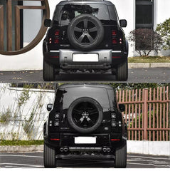 LAND ROVER DEFENDER L663 110 // 90 2020 ON - FULL EXTERIOR FRONT & REAR BLACK PACK 007 - RisperStyling
