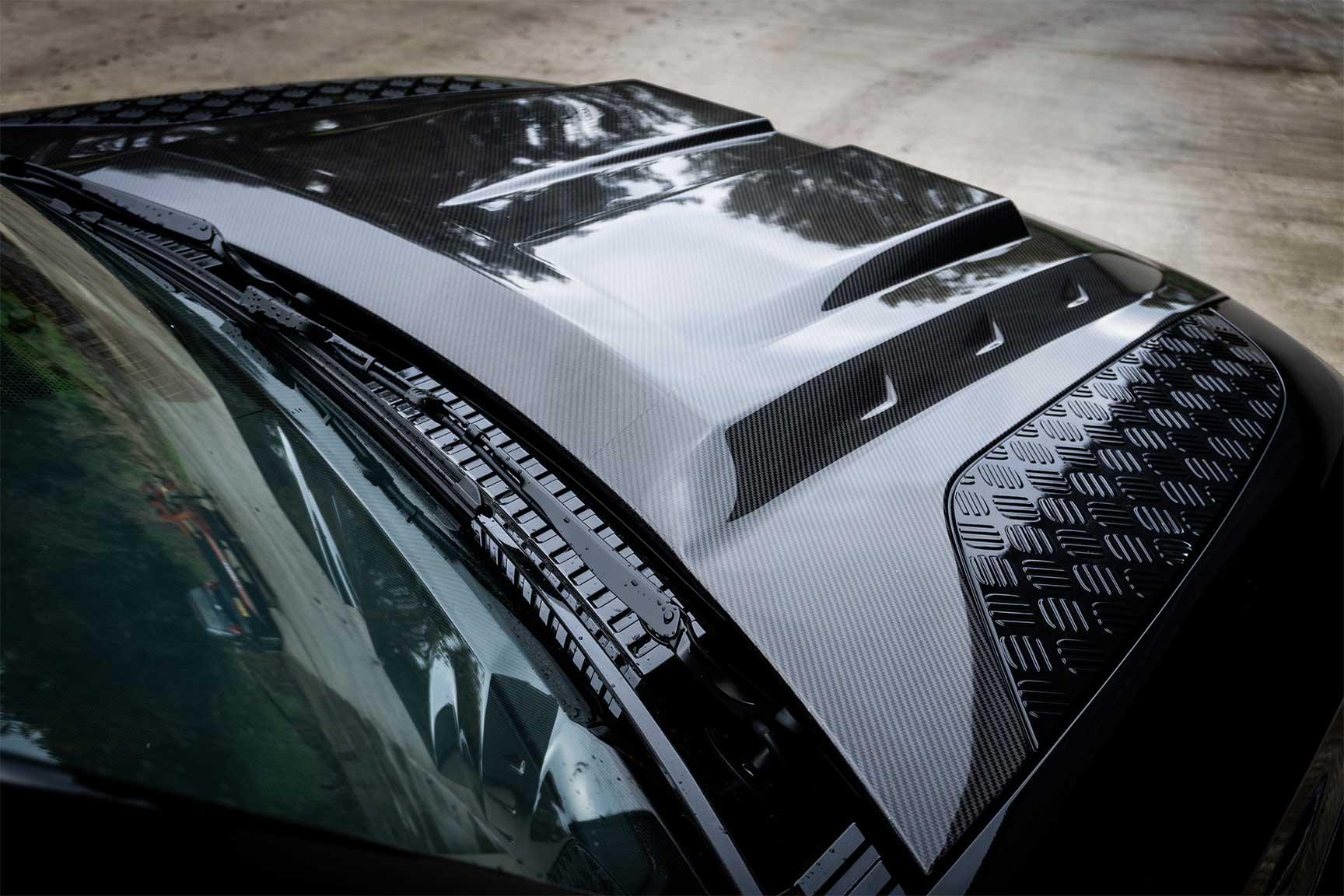 Land Rover Defender L663 2020 On Replacement Bonnet - Genuine Carbon Fibre