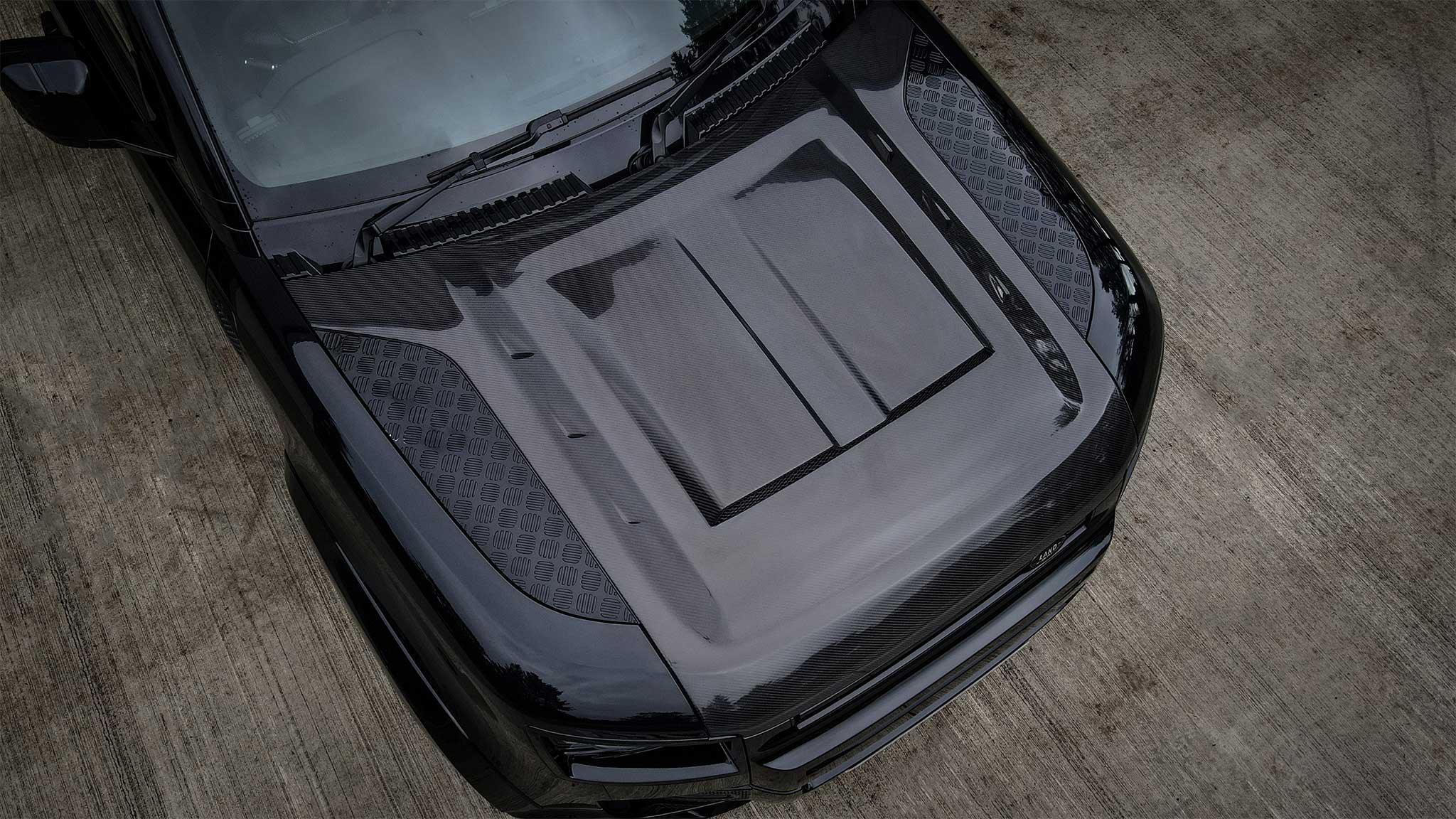 Land Rover Defender L663 2020 On Replacement Bonnet - Genuine Carbon Fibre