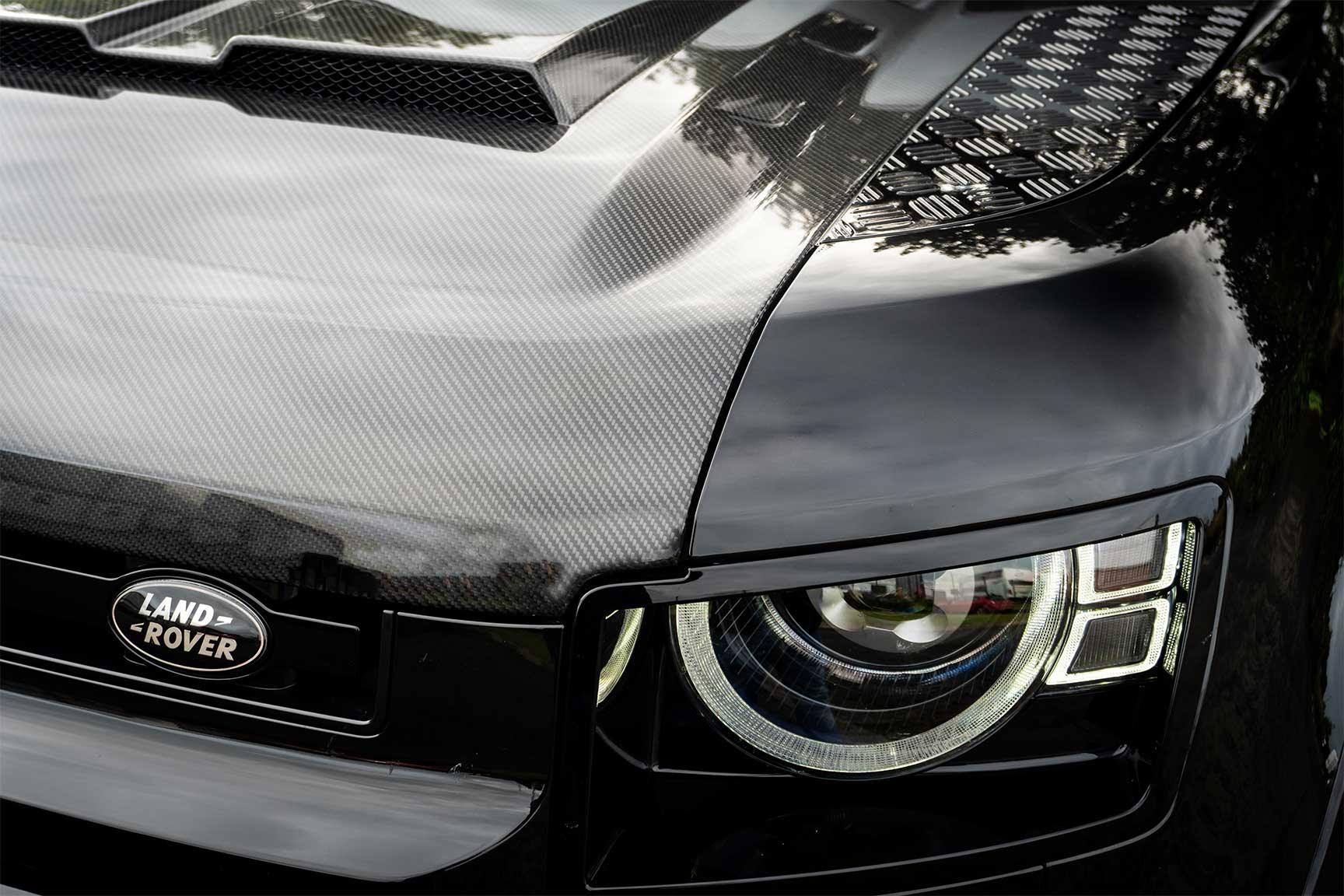 LAND ROVER DEFENDER L663 2020 ON REPLACEMENT BONNET - GENUINE CARBON FIBRE - RisperStyling
