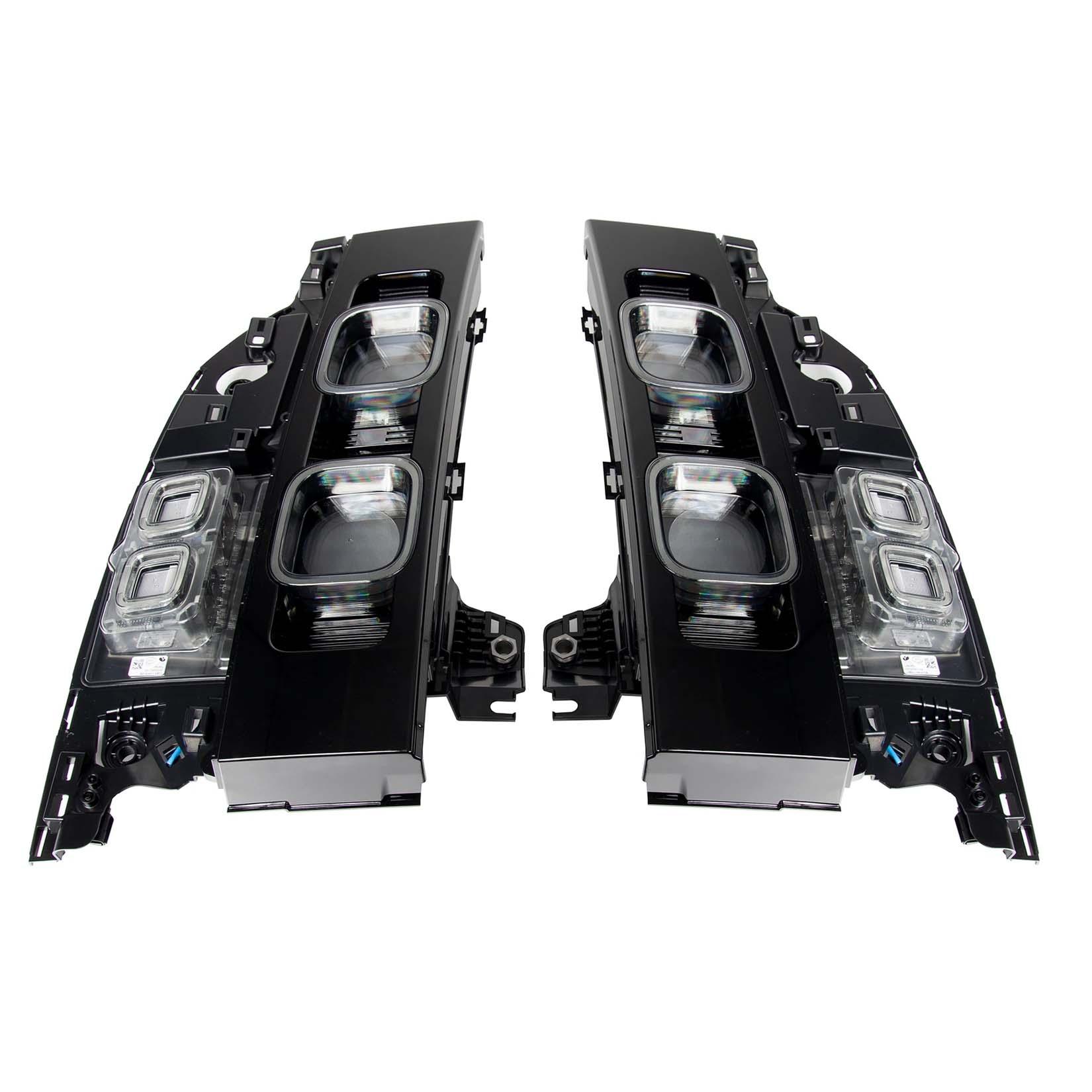 LAND ROVER DEFENDER L663 2020 ON SMOKED X REAR TAIL LIGHTS PAIR - GENUINE - RisperStyling